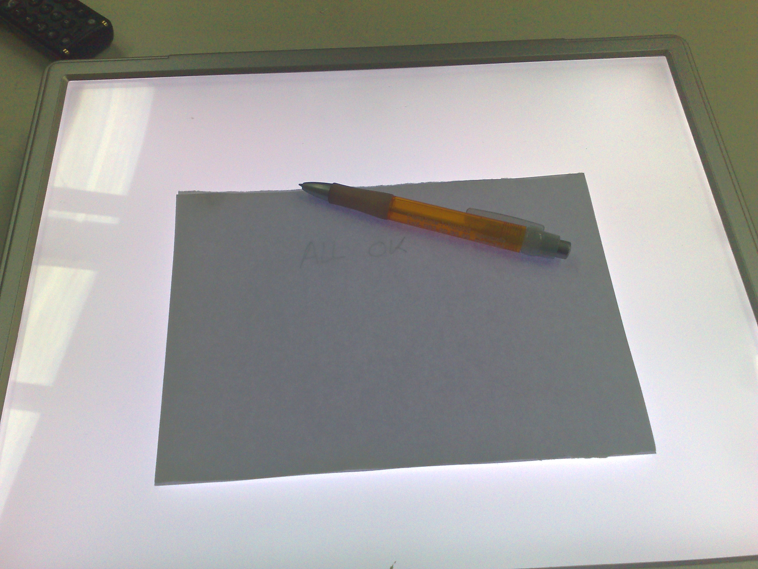 Diy tracing lightbox from lcd monitor.