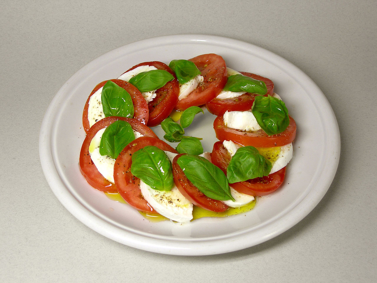 The Caprese Salad - A refreshing and tasty meal