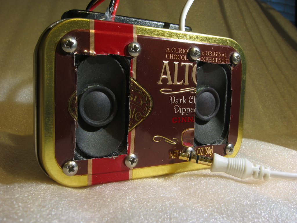 MintyBlaster - Altoids Stereo Speakers