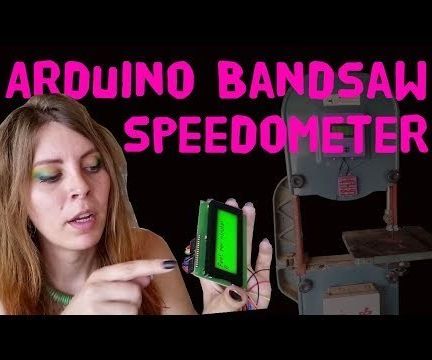 Arduino Bandsaw Speedometer