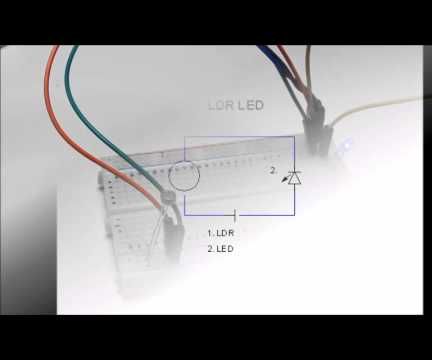 Lichtsensor aus LDR und LED