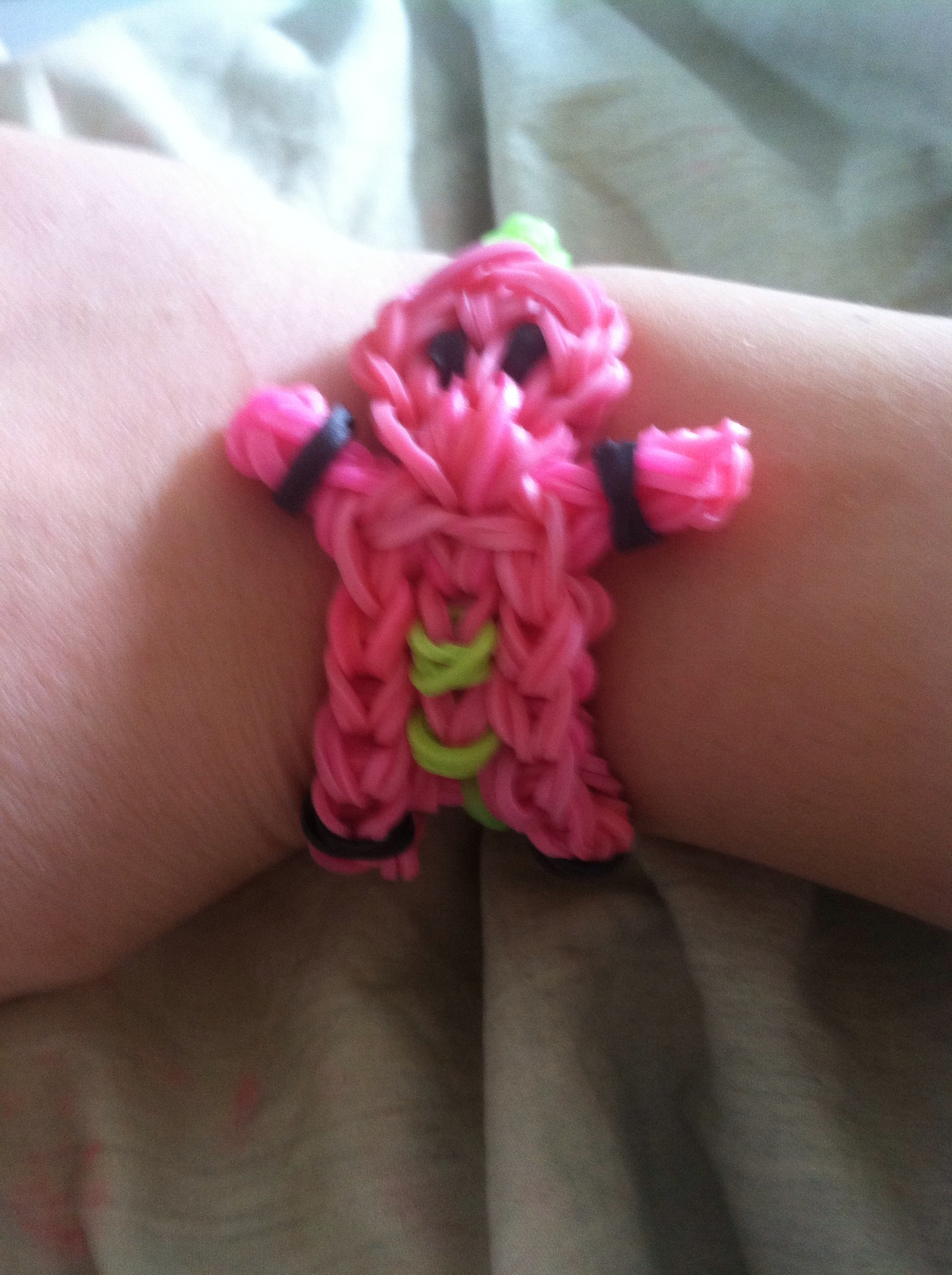 Double Sided Person/Gingerbread Person Bracelet