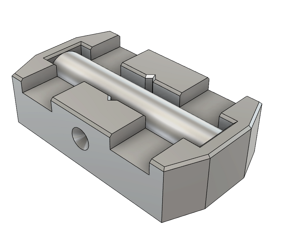 Receipt Tube Cutting Jig