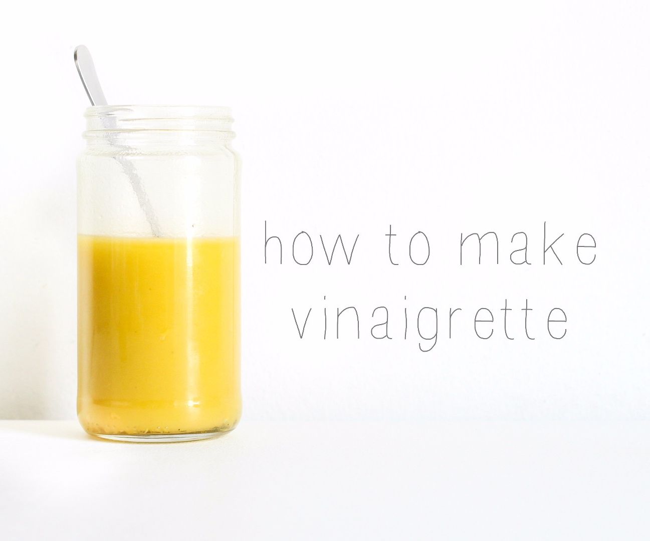 how to make vinaigrette