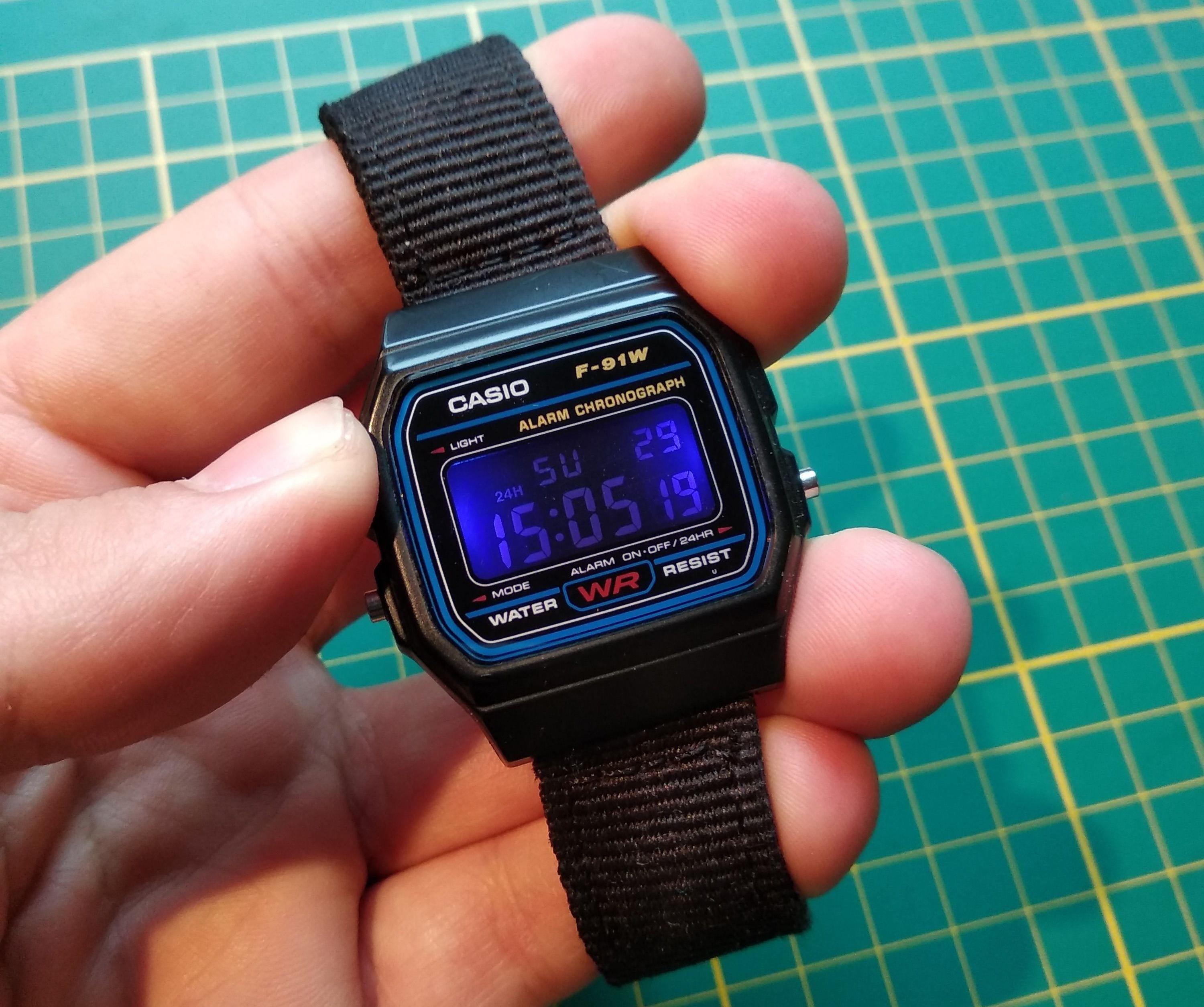 Modded Casio F-91W