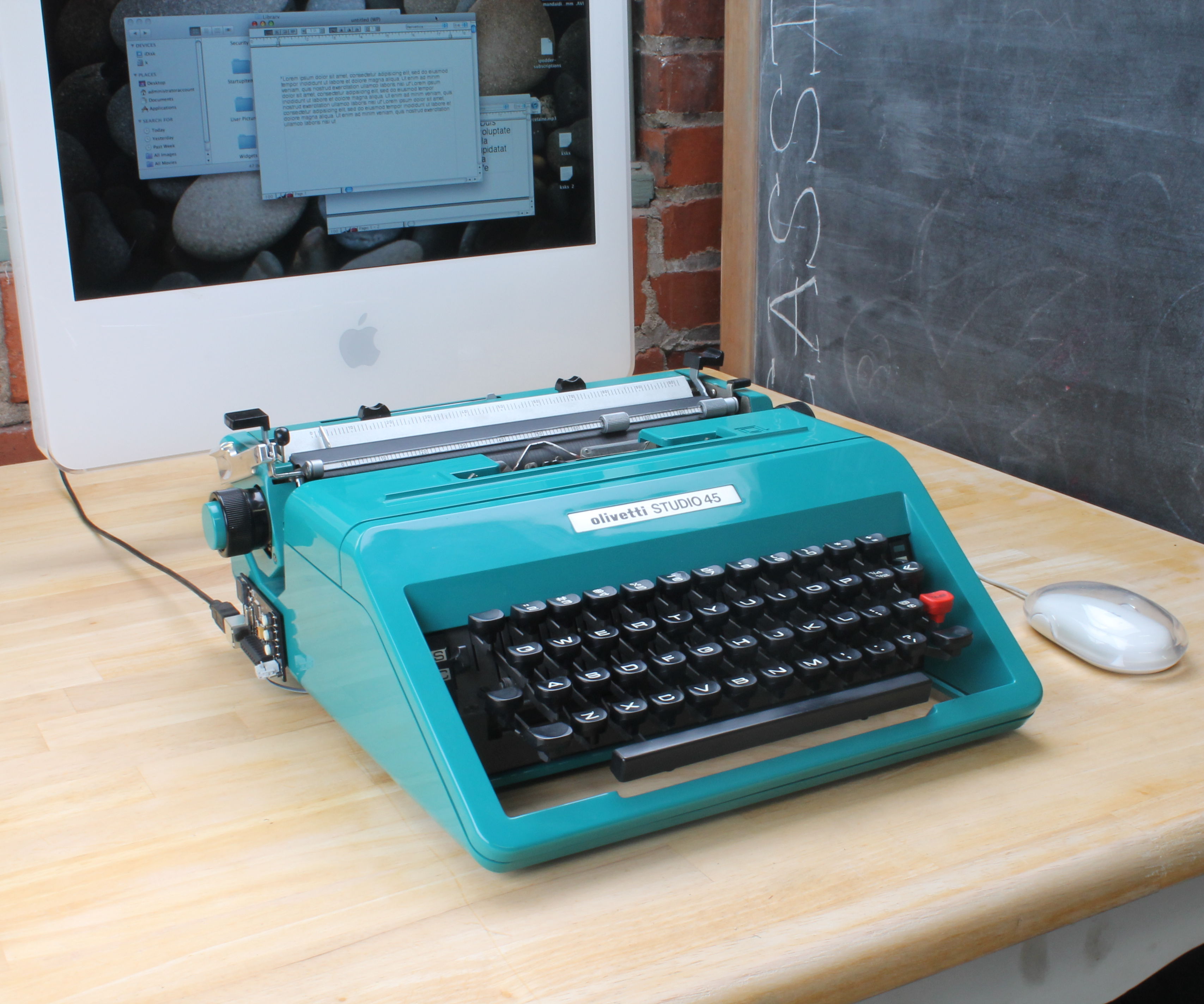 Installing USB Typewriter Kit on Olivetti Typewriters