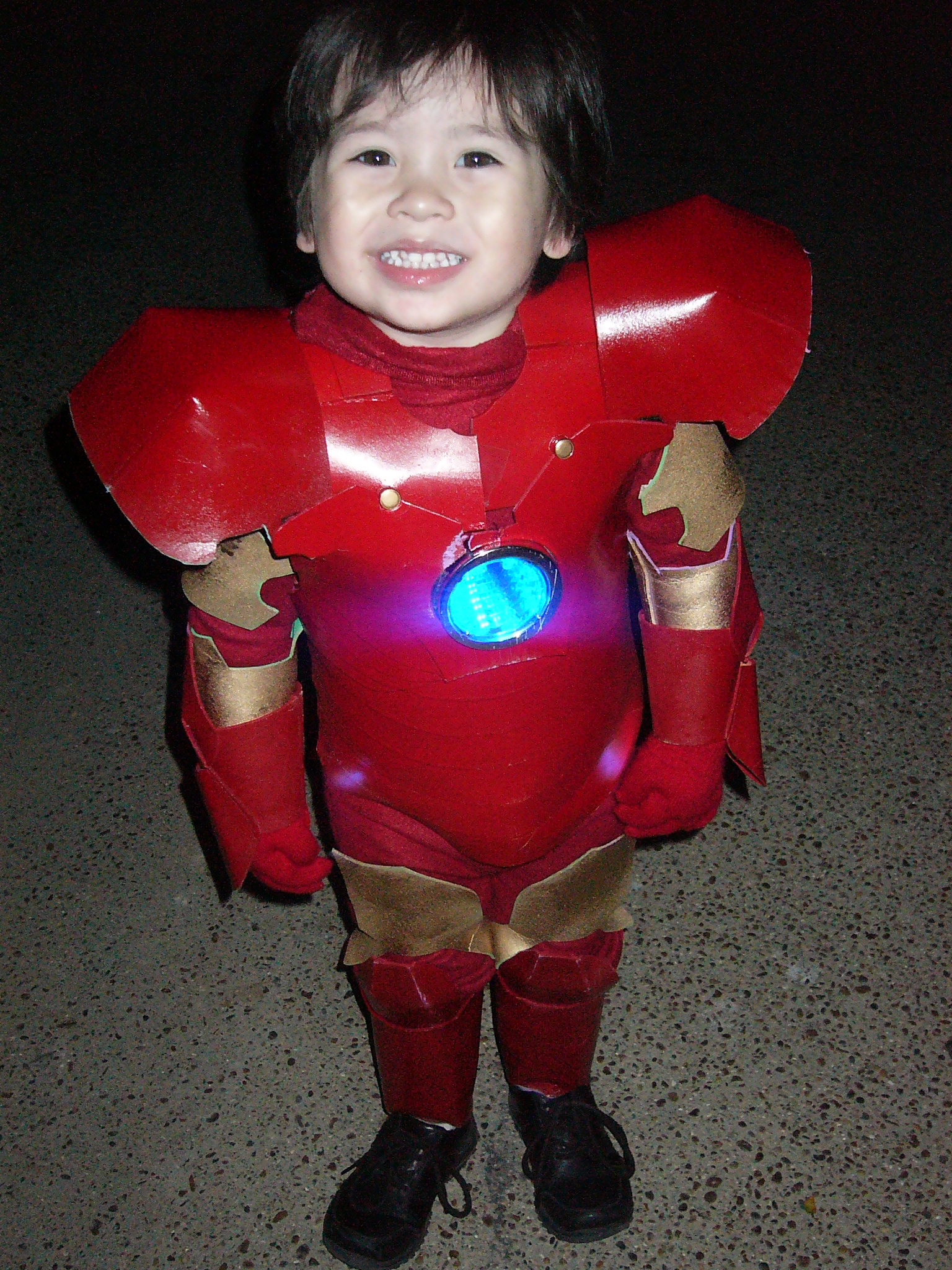 My Handmade Version of Iron Man for My Little One So Cute!