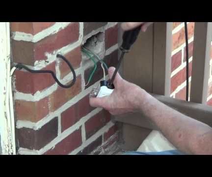 Install Outdoor Electric Wiring - How to Guide