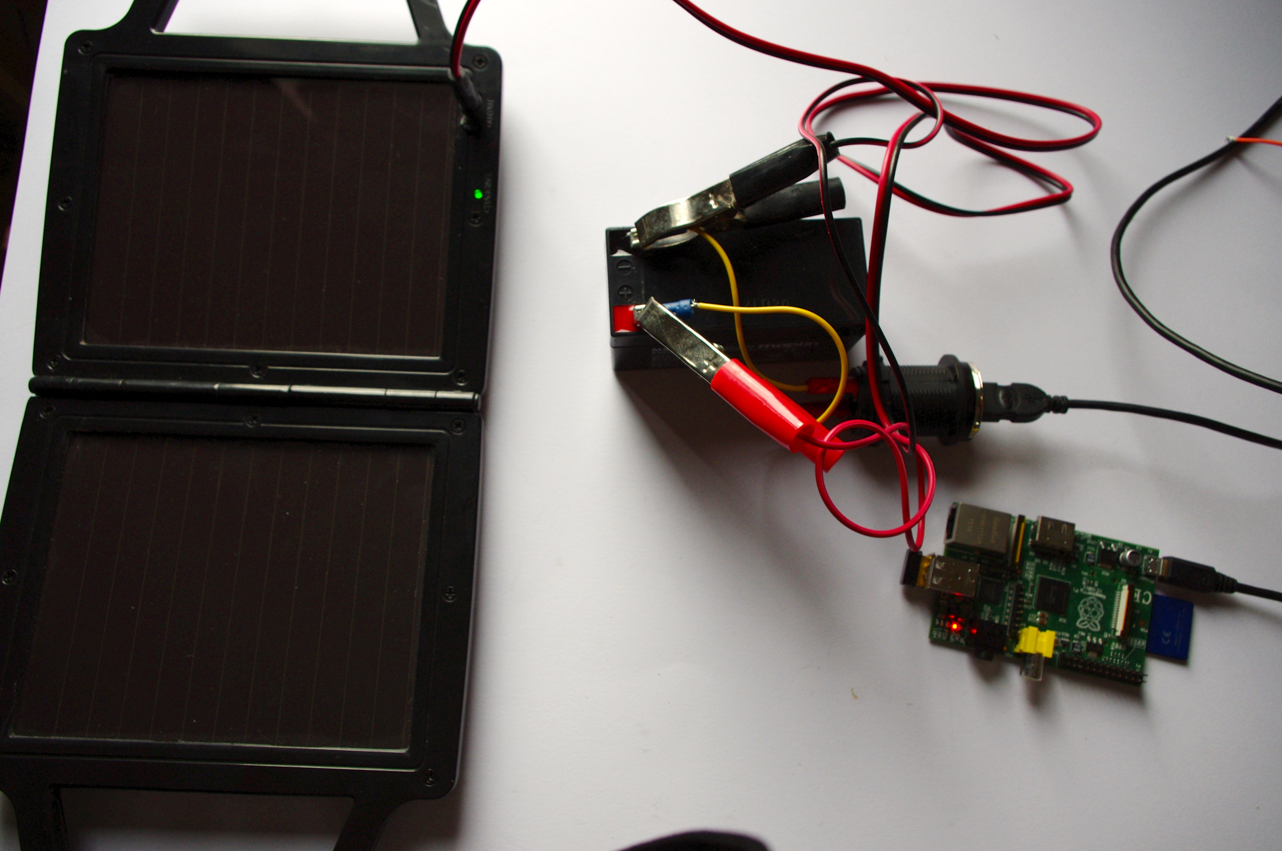 Solar Powered Raspberry Pi