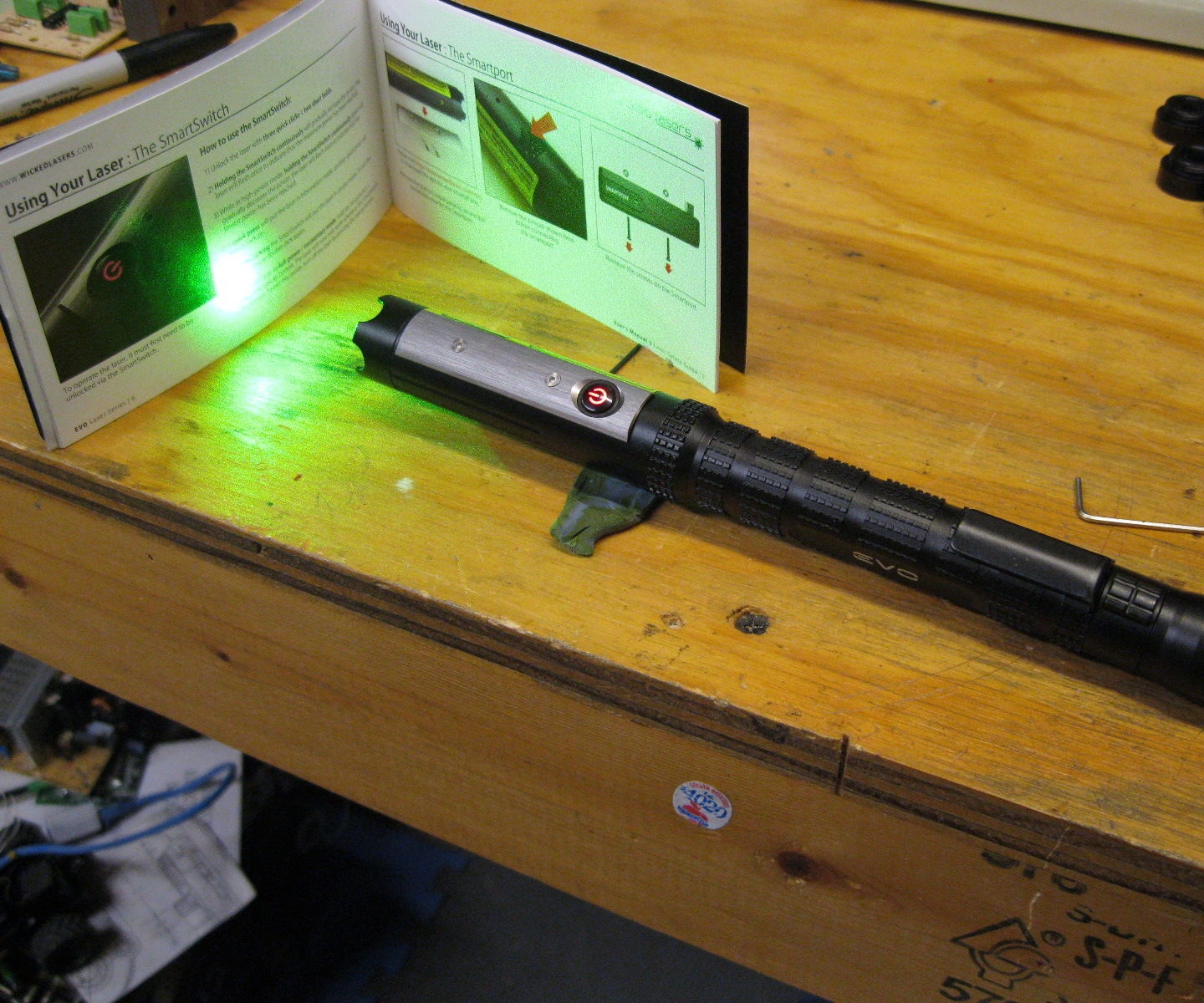 How to reassemble a Wicked lasers EVO