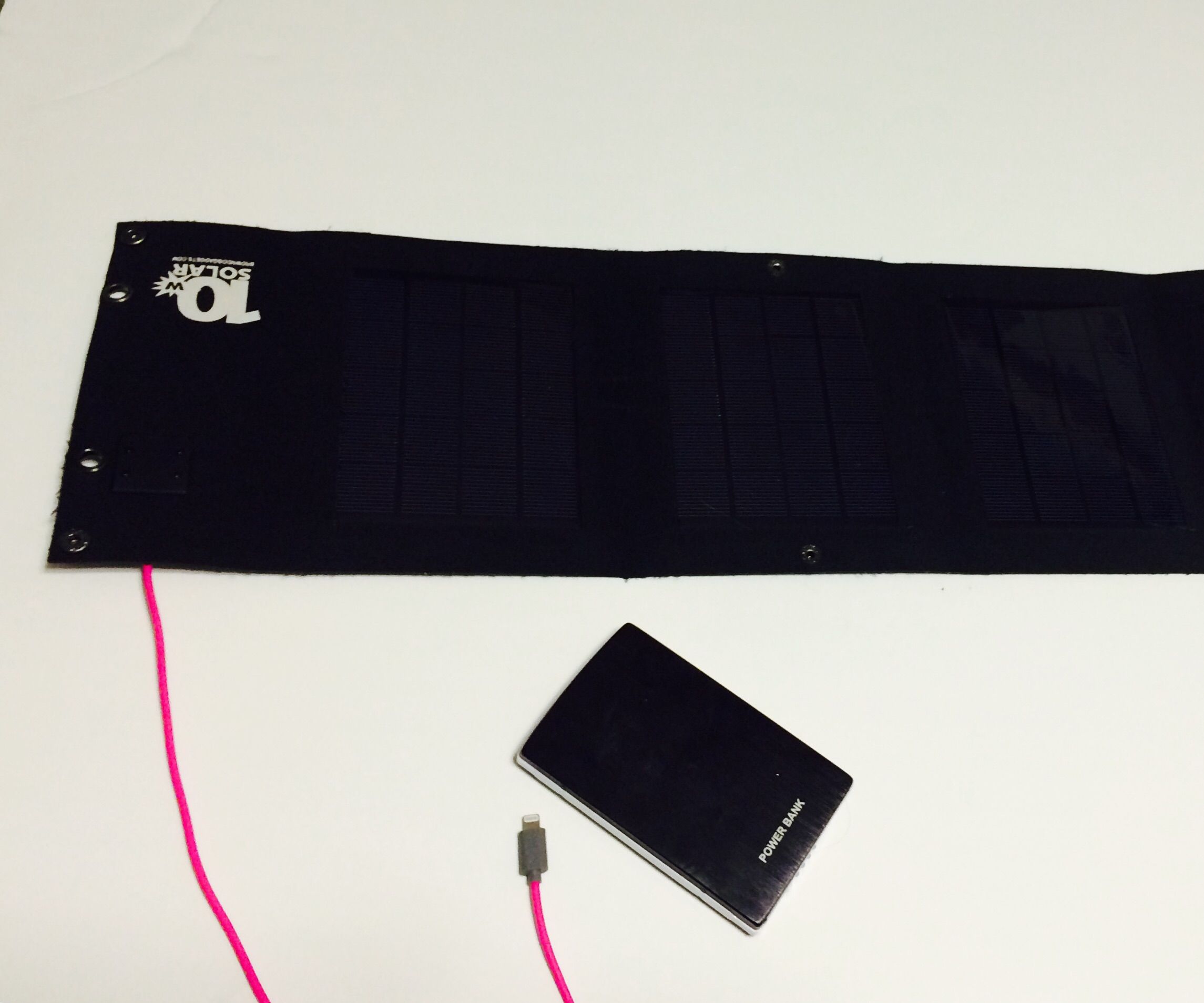 Solar window panel from scraps.