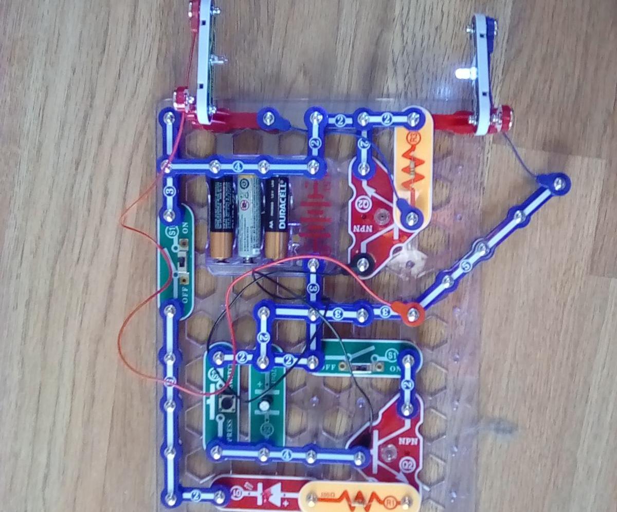 Snap Circuits Led Secret Security System (for Tricks)