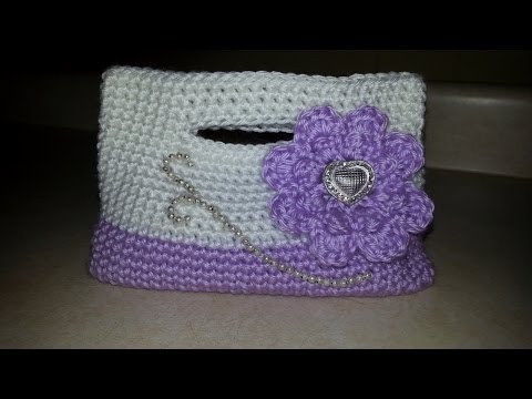 #Crochet Little Girls Handbag Purse #TUTORIAL