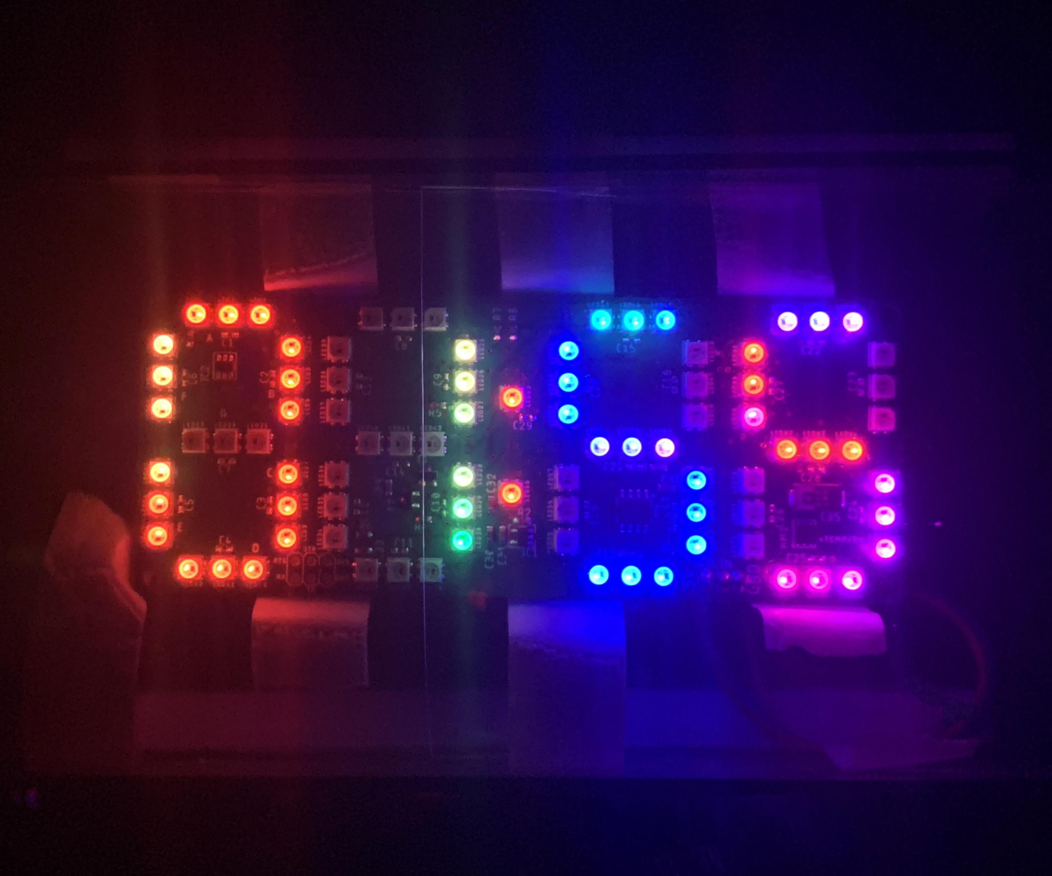 RGB LED Clock