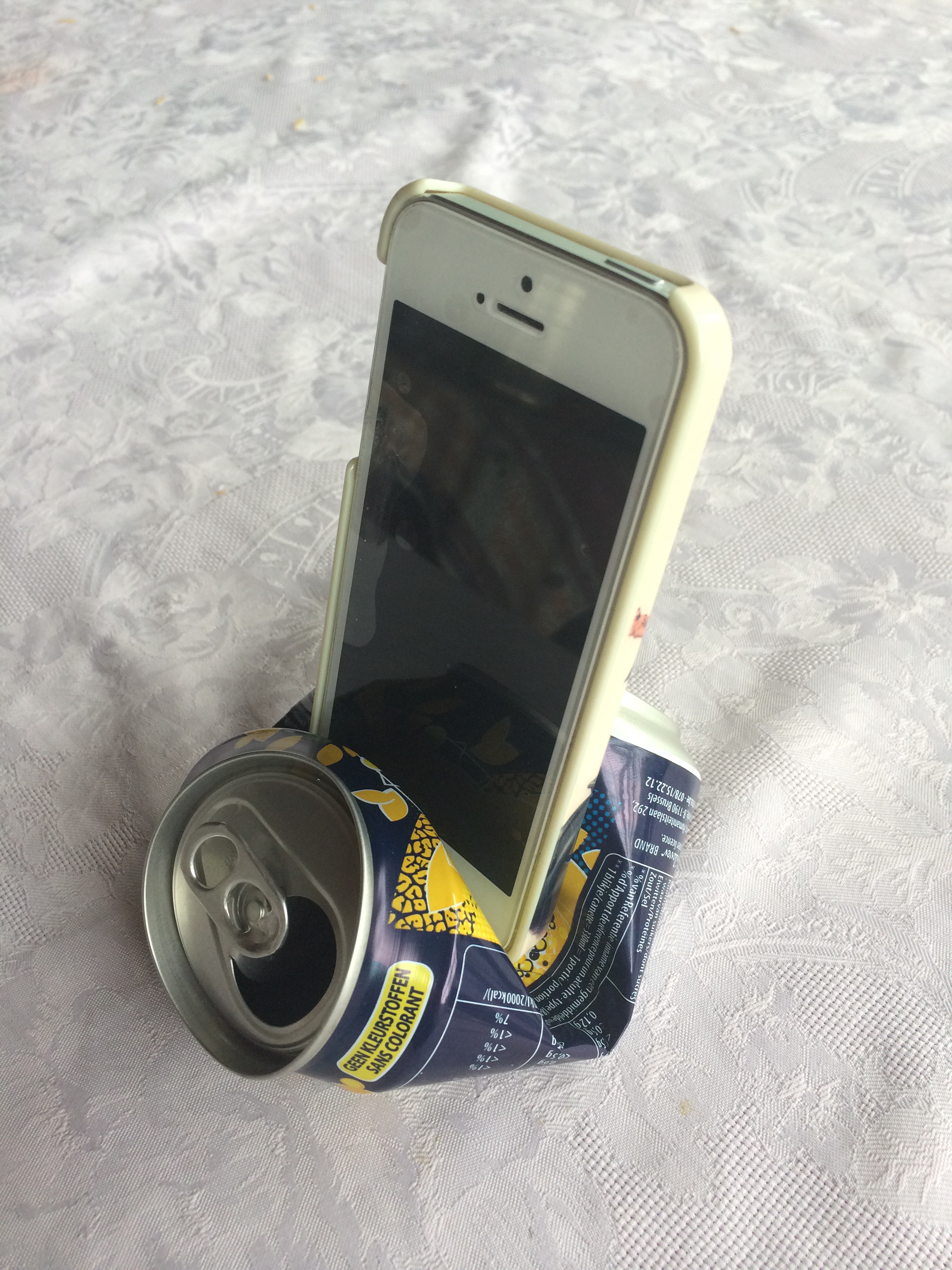 Soda Can Iphone Stand