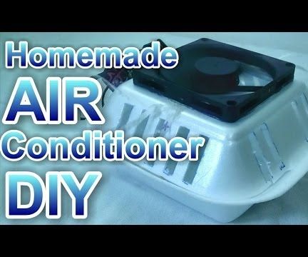 Homemade AIR Conditioner - Run on Batteries and USB