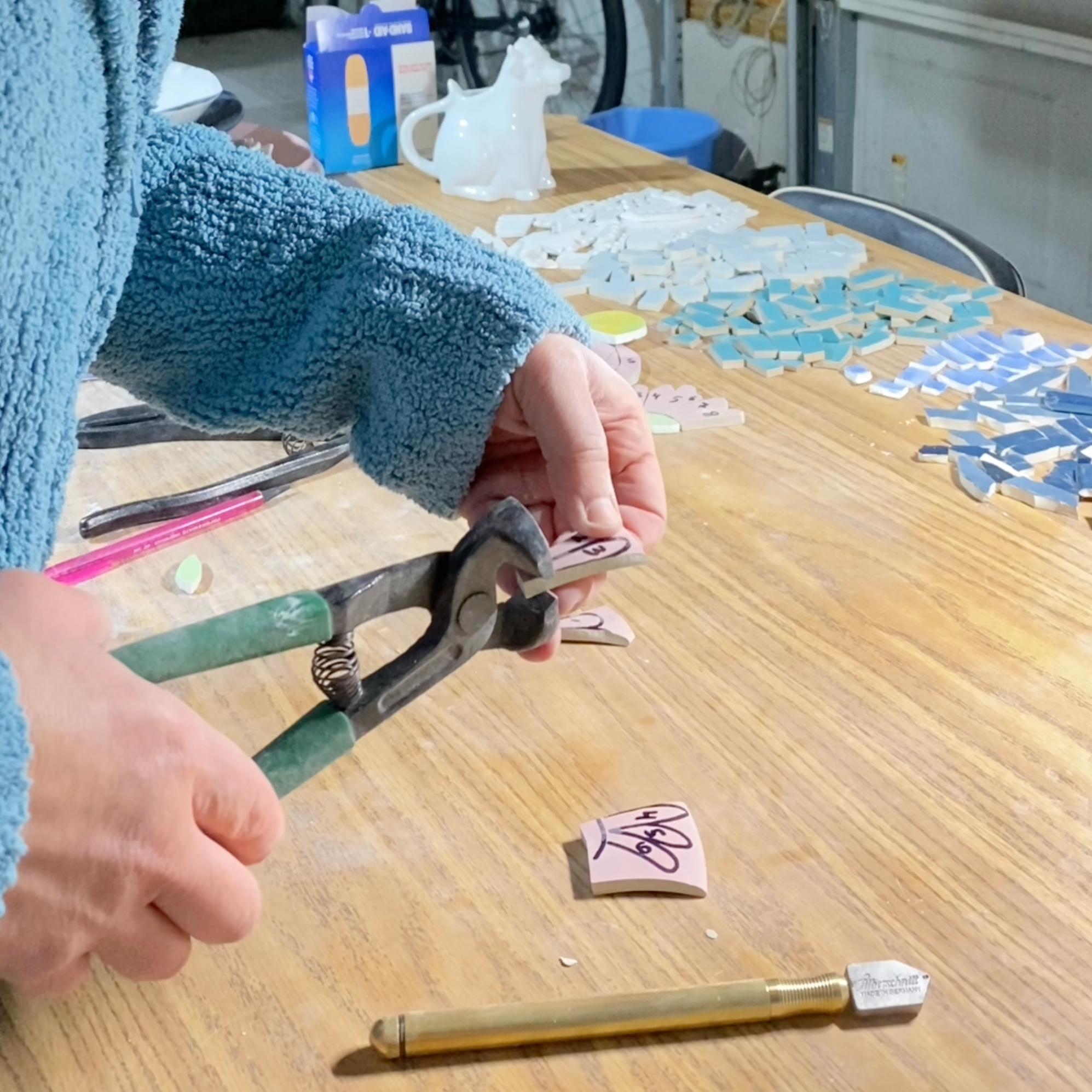 nip pink flower how to broken dish mosaic flower diy coneflower tutorial how sharon warren glass.jpeg