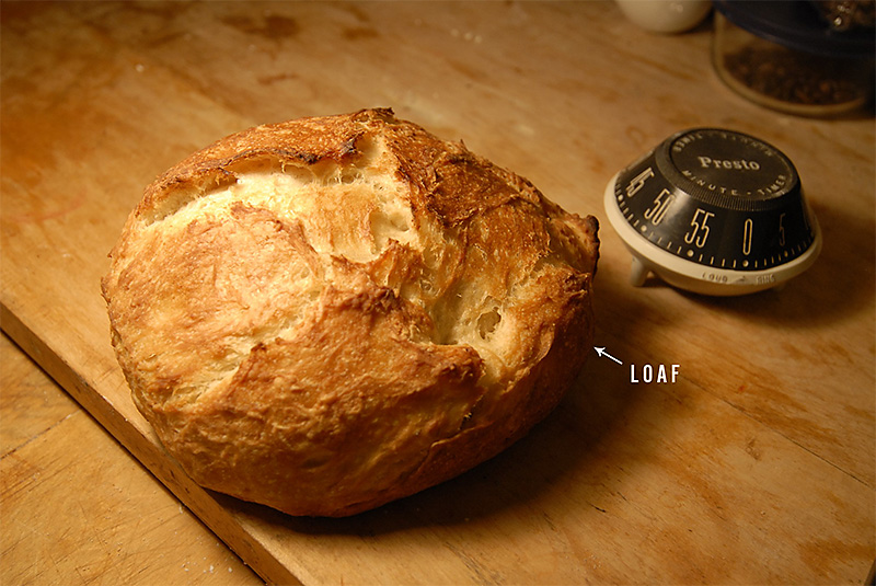 4-Hour No-Knead bread.