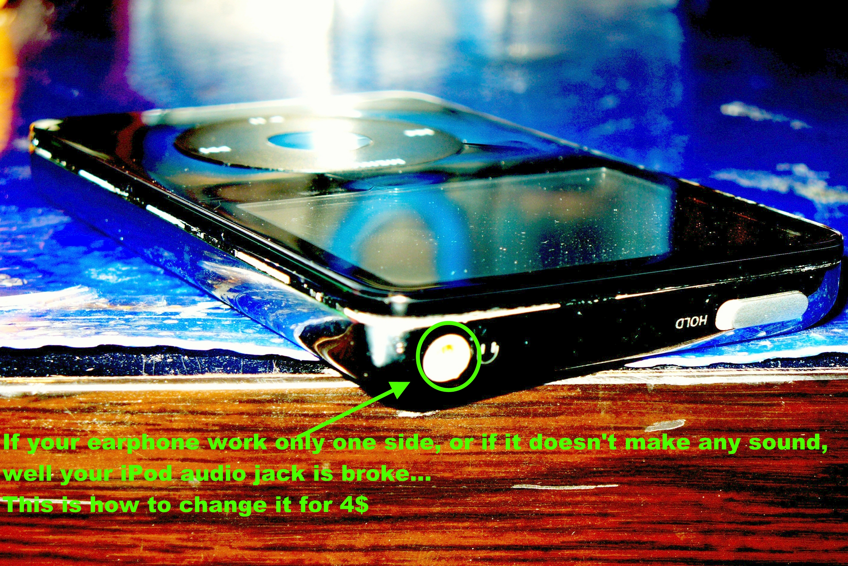 How to Change iPod Video's Audio Jack