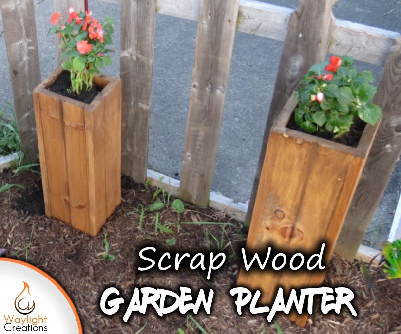 Scrap Wood Garden Planters