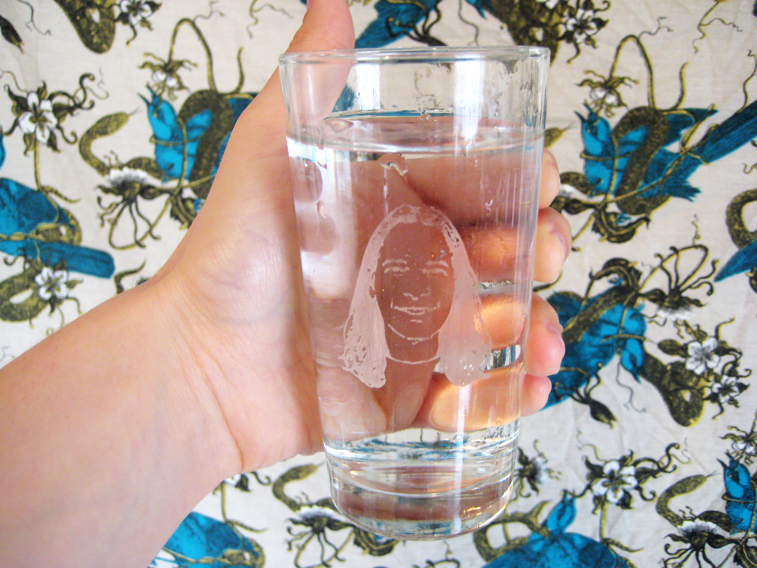 Laser Etched Drinking Glasses