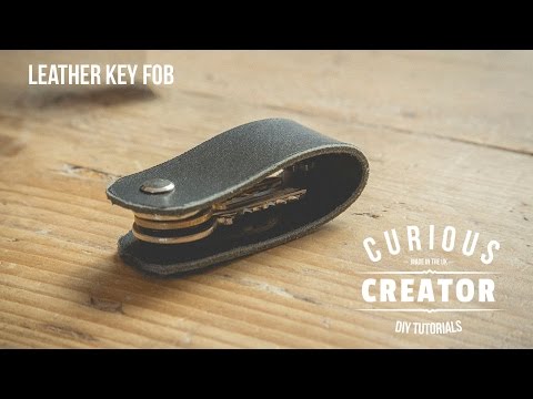 #4 Swivel Leather Key Fob DIY Curious Creator