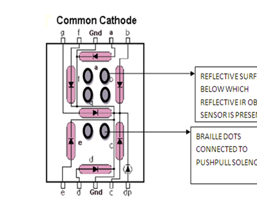 Electronic Display for Both Blind and Non Blind