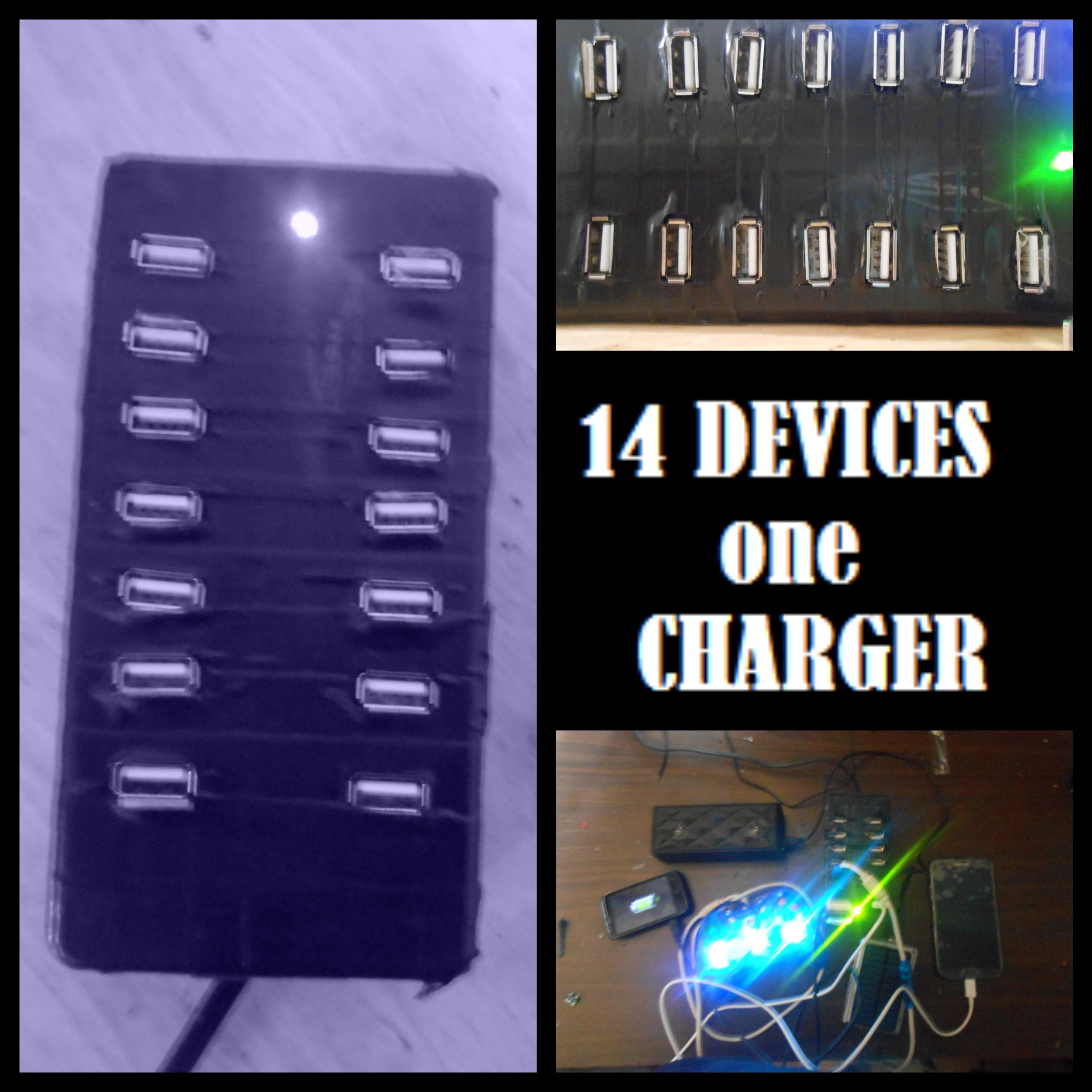 14x USB charging hub!