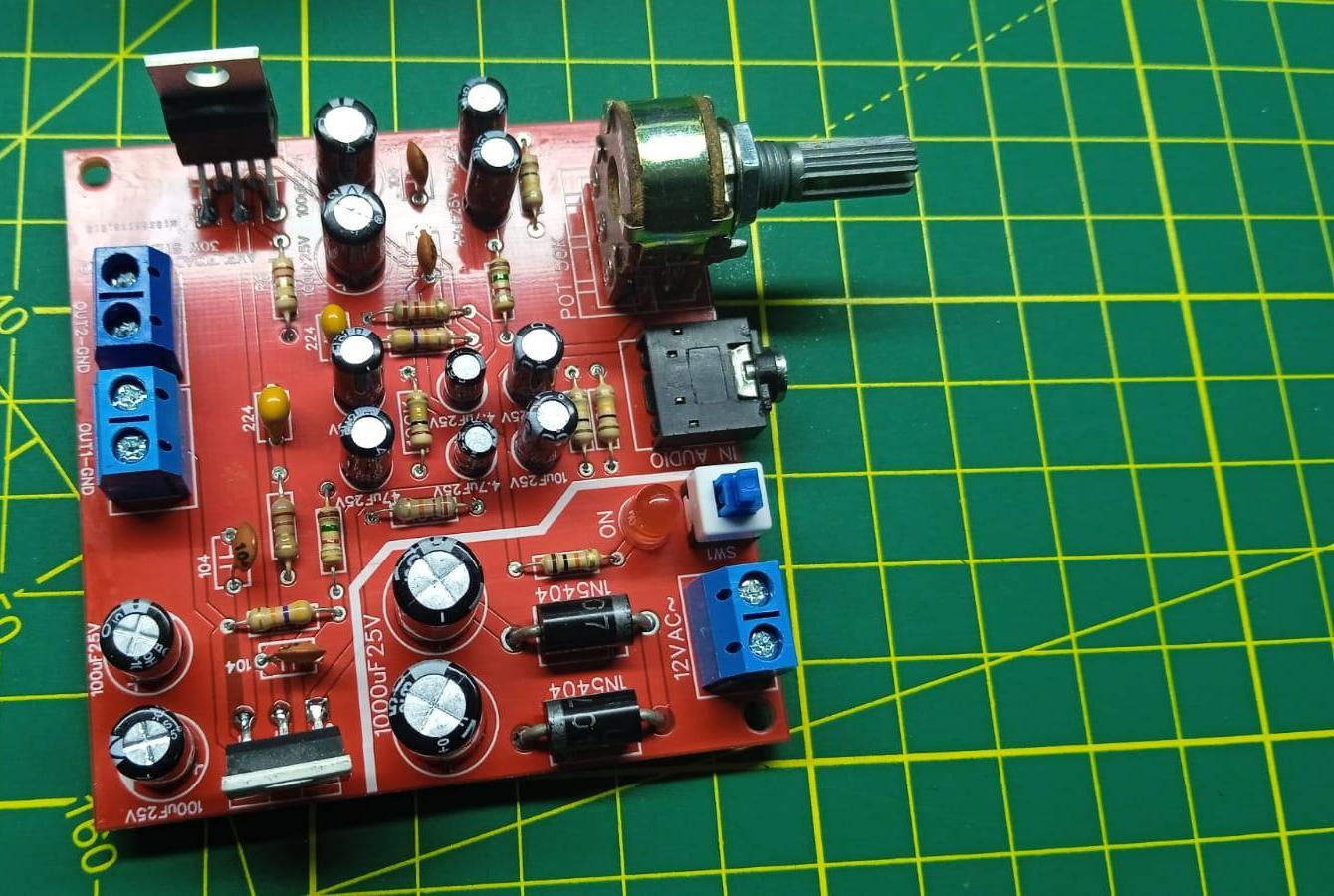TDA2030A STEREO AMPLIFIER