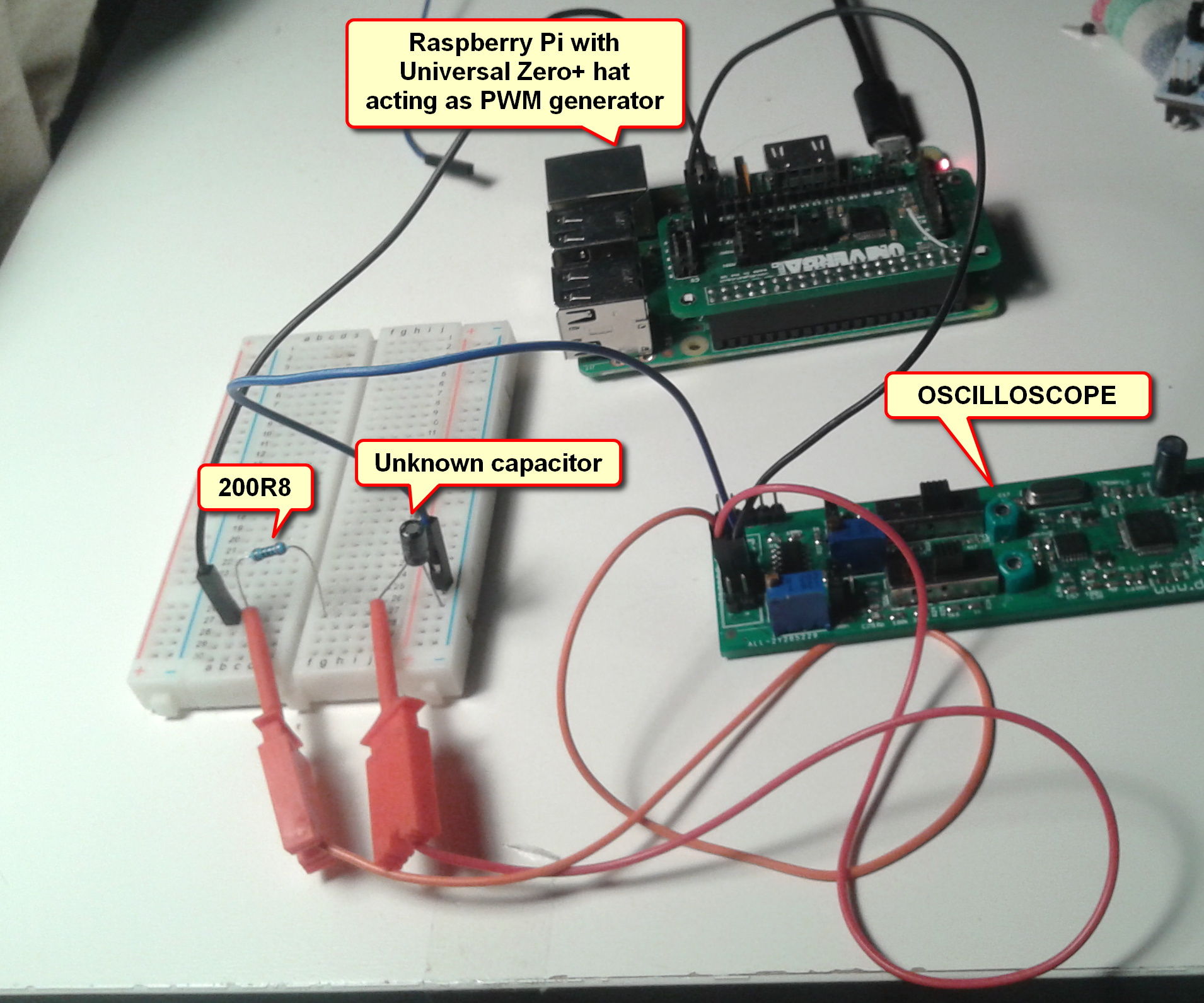 Oscilloscope Capacinance Metering