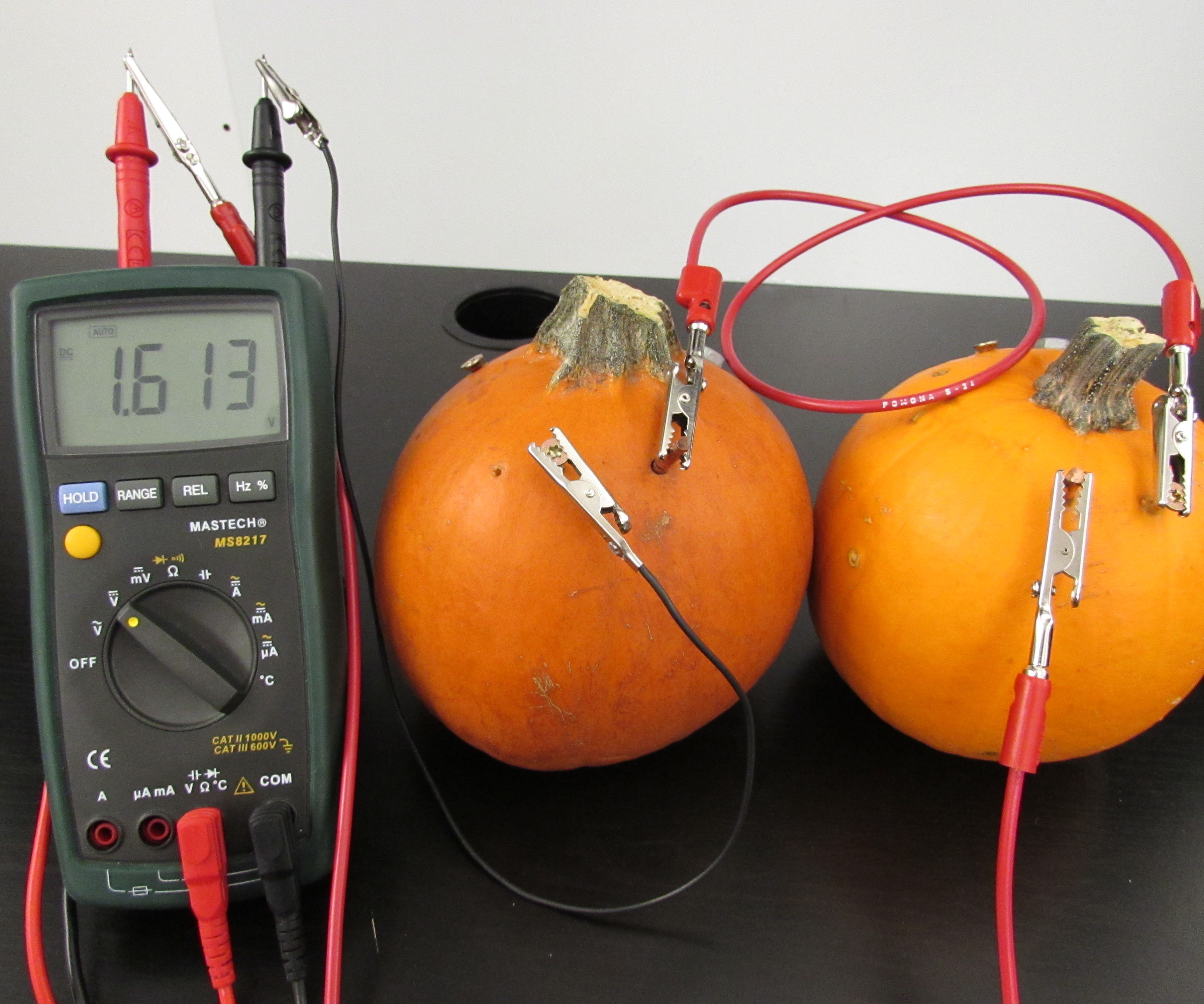 Pumpkin Power! - Battery Made From Pumpkins