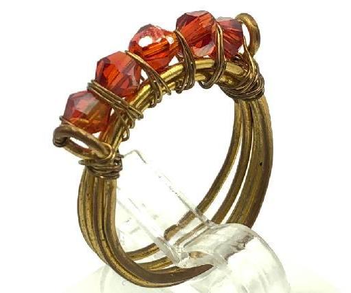 Quick and Easy Wire Rings With Crystals