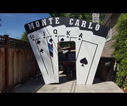 How I built a giant 10ft tall entrance for my school dance