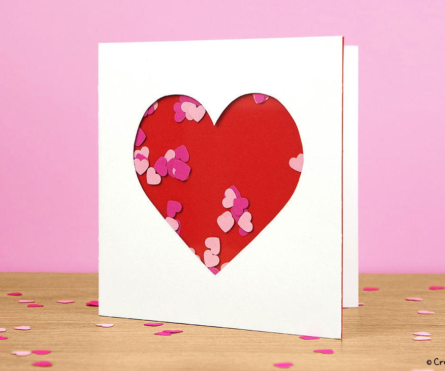 Heart shaker card tutorial