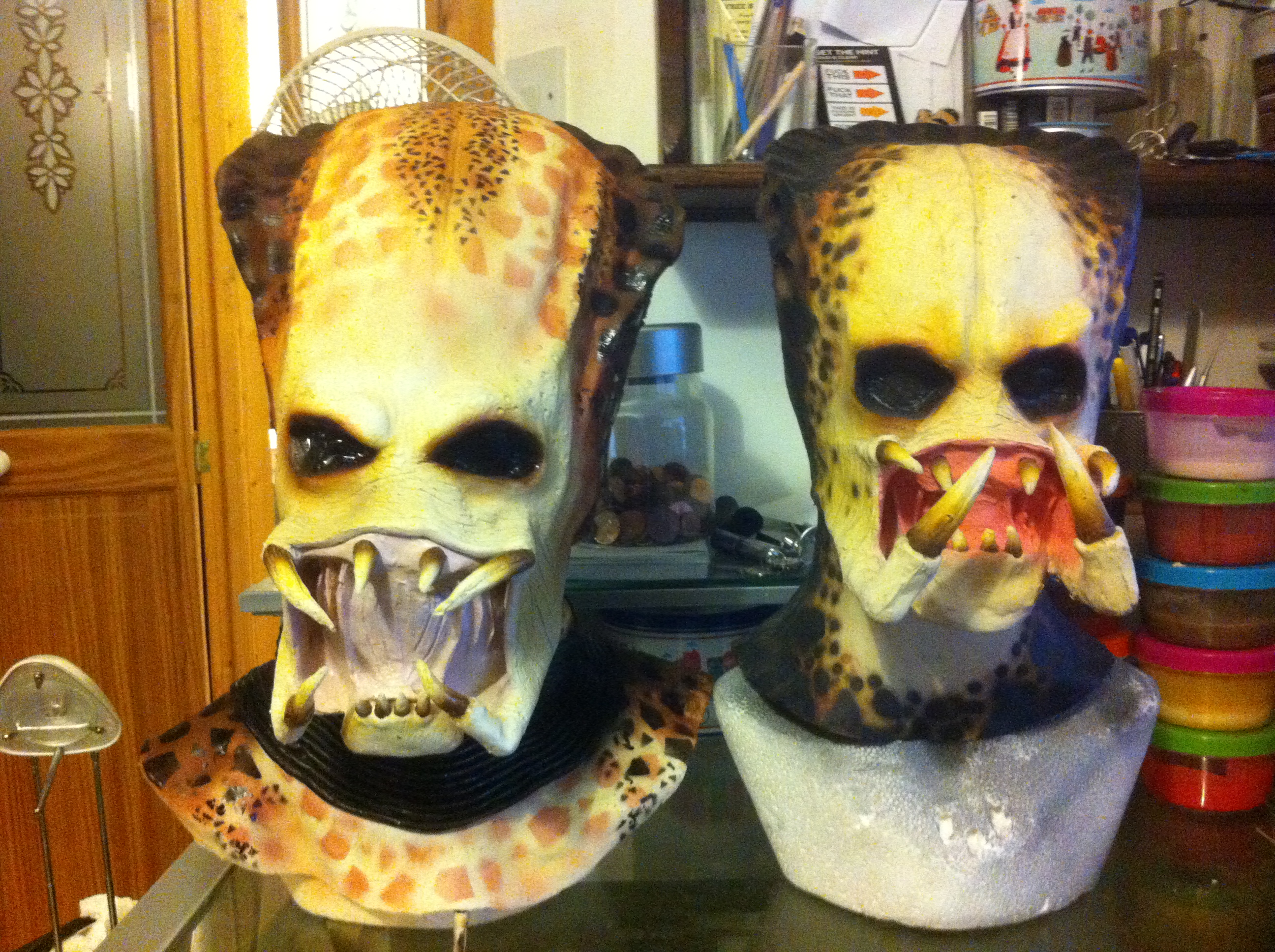 Predator Mask Mark 2 - 2 Part Plaster Mold for a Latex Mask