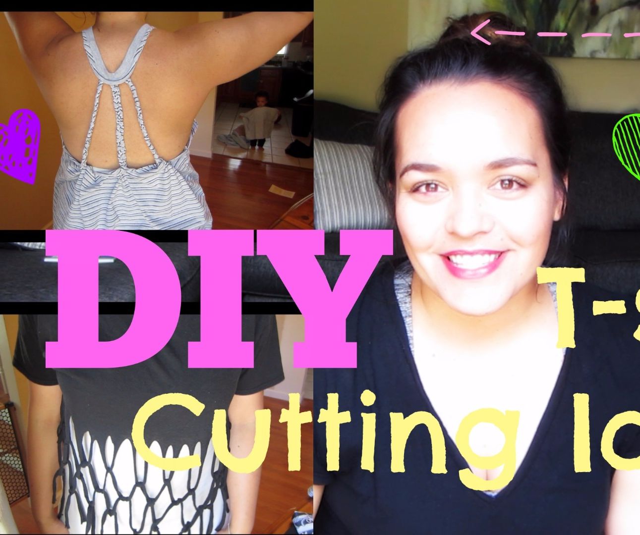 DIY Summer T-shirt Cutting