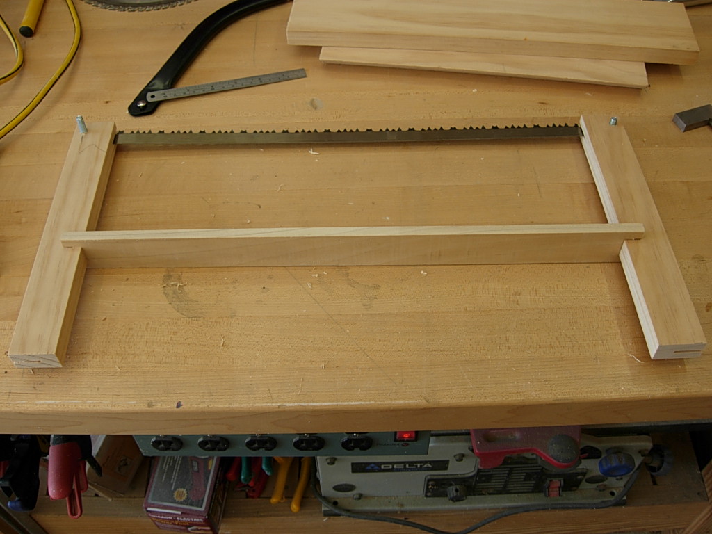 My prototype folding camp saw.