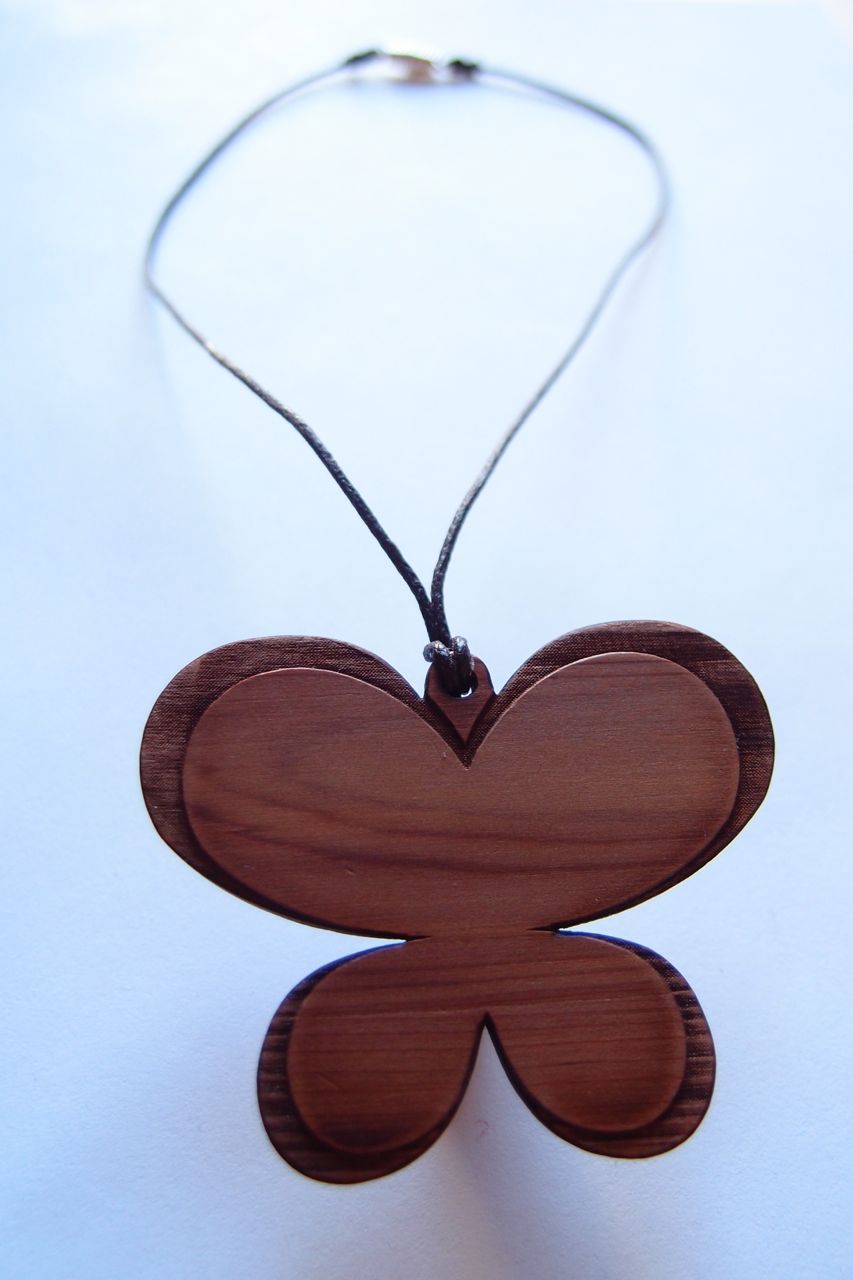 Laser-cut Butterfly Necklace