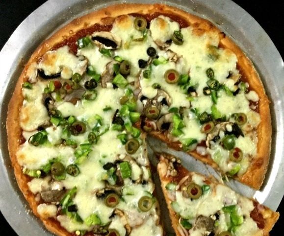 No-Yeast Vegetarian Pizza