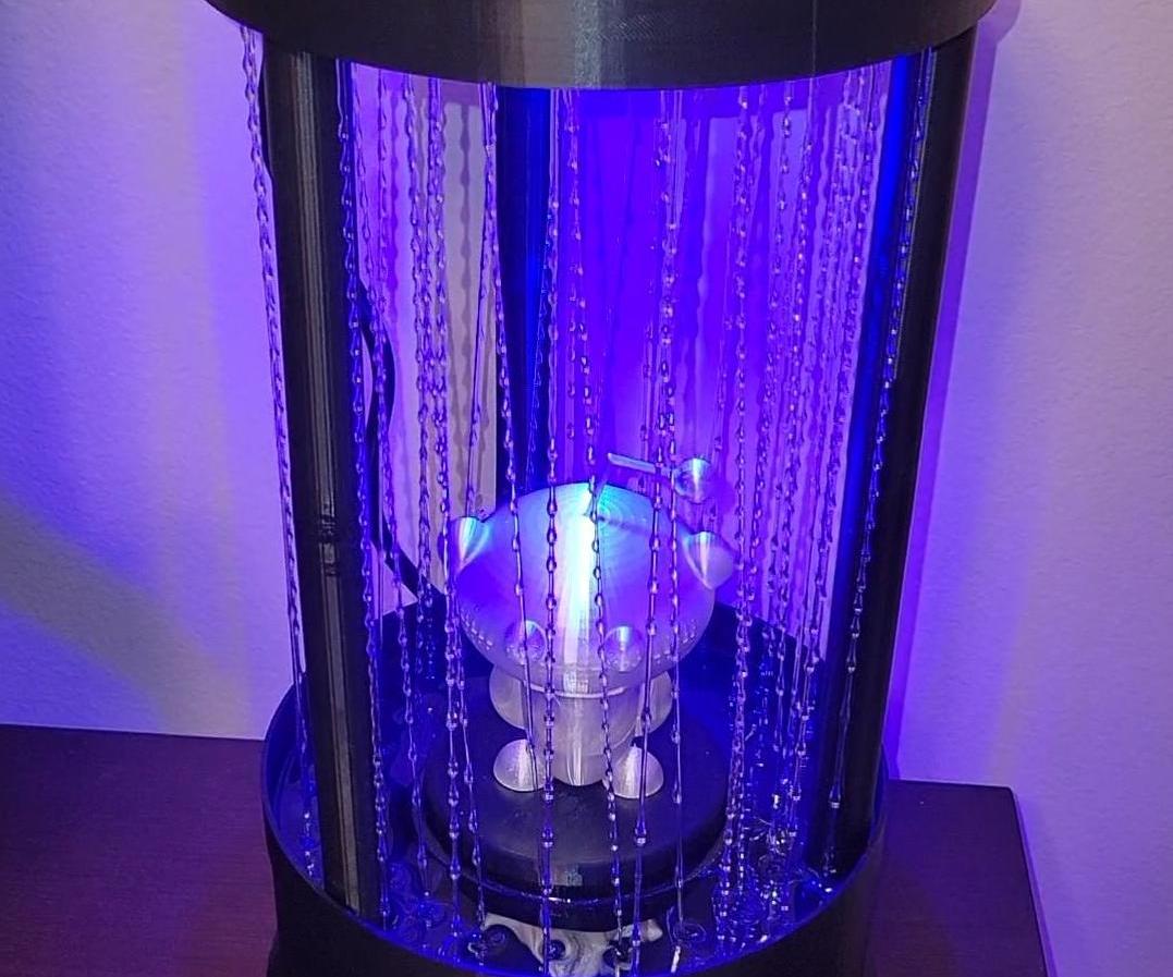 3D Printed Oil Rain Lamp