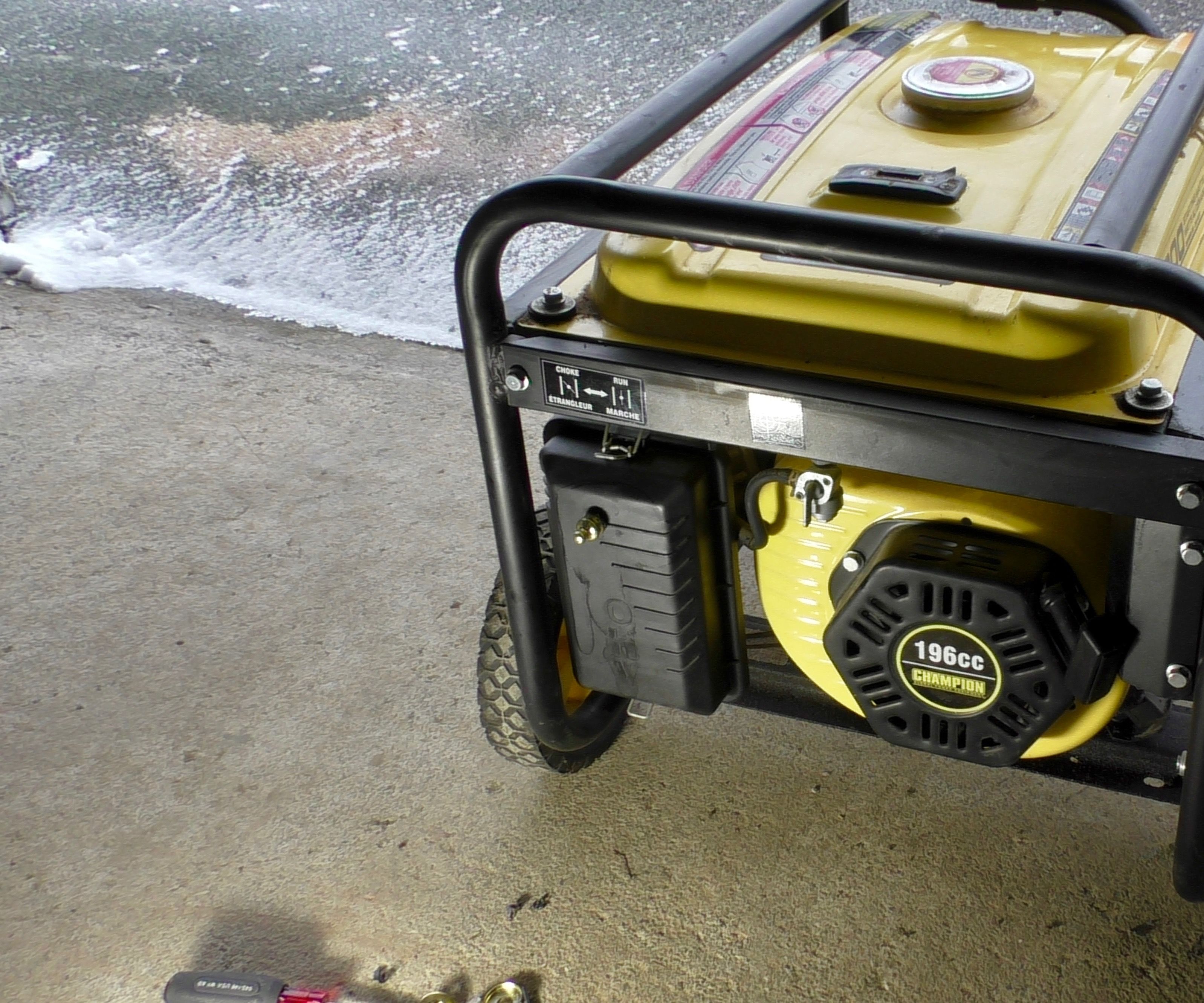Quick start a generator modification