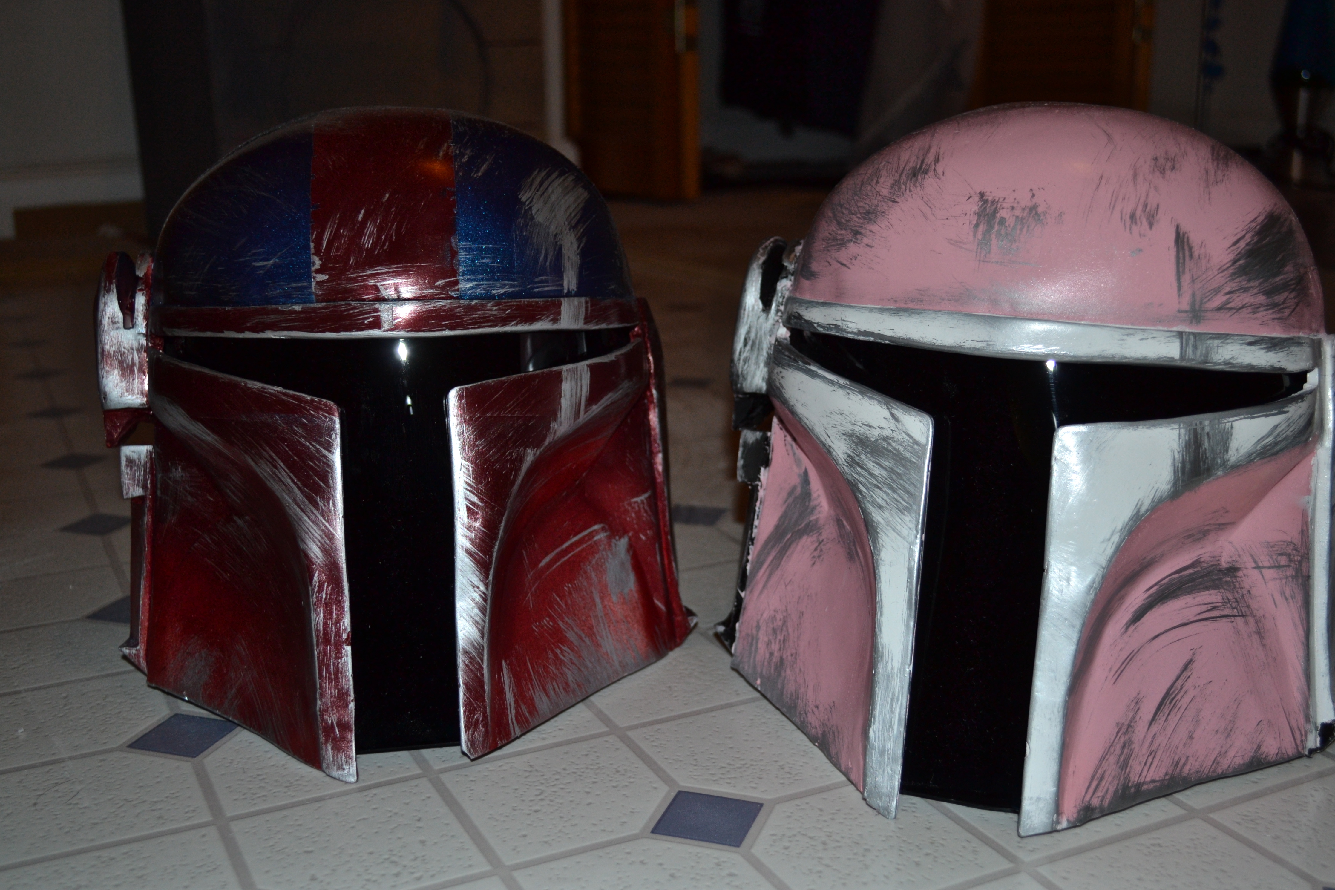 Star Wars Helmets As Holiday Gifts! (Custom Mandolorian Helmets)