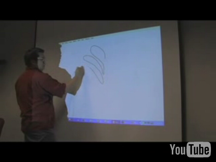 Low-Cost Multi-touch Whiteboard using the Wii Remote