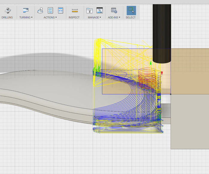 Setup 2: Second 3D Adaptive Roughing 