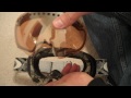 Tutorial: Oakley A Frame Goggle lens and strap removal