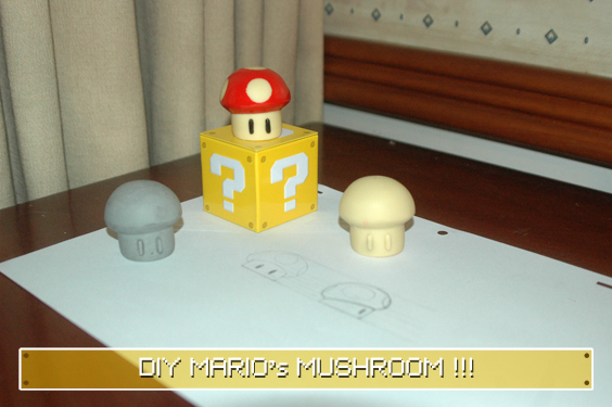 DIY Mario's Mushroom Toy !!!