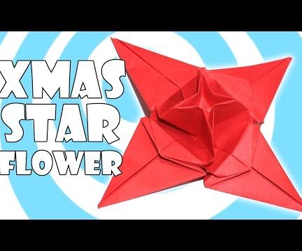 Origami Christmas Star Flower 
