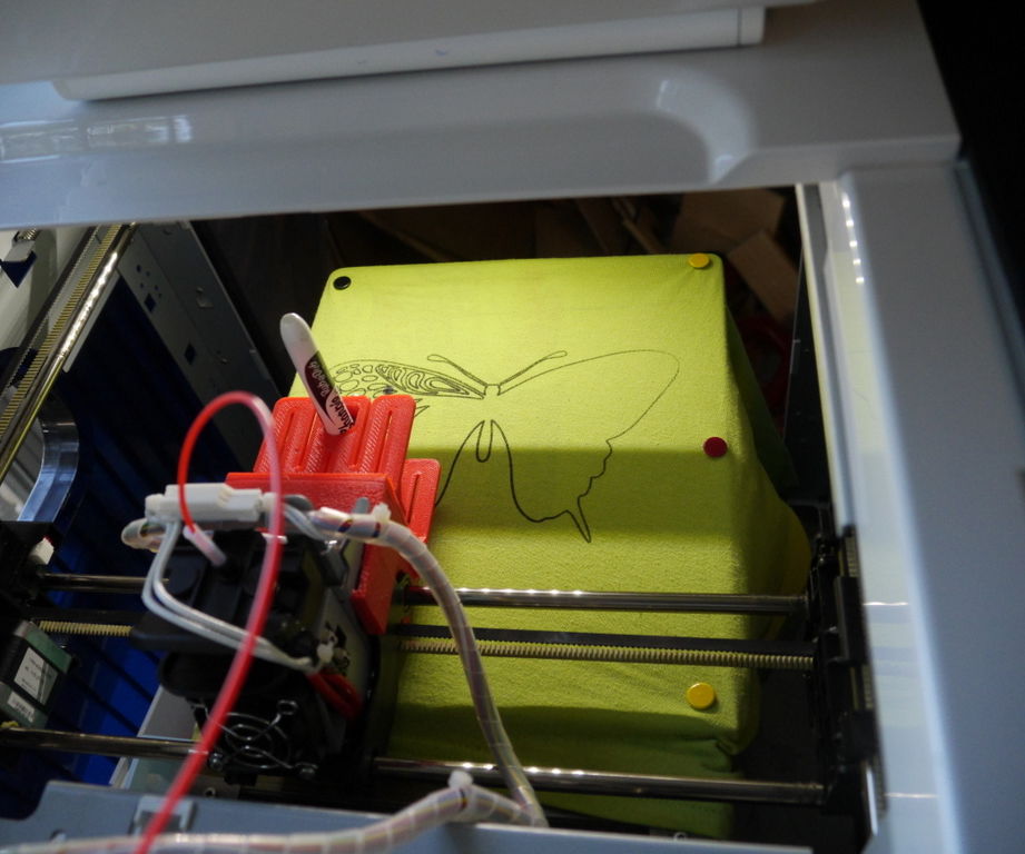 Use 3D printer as a plotter/cutter