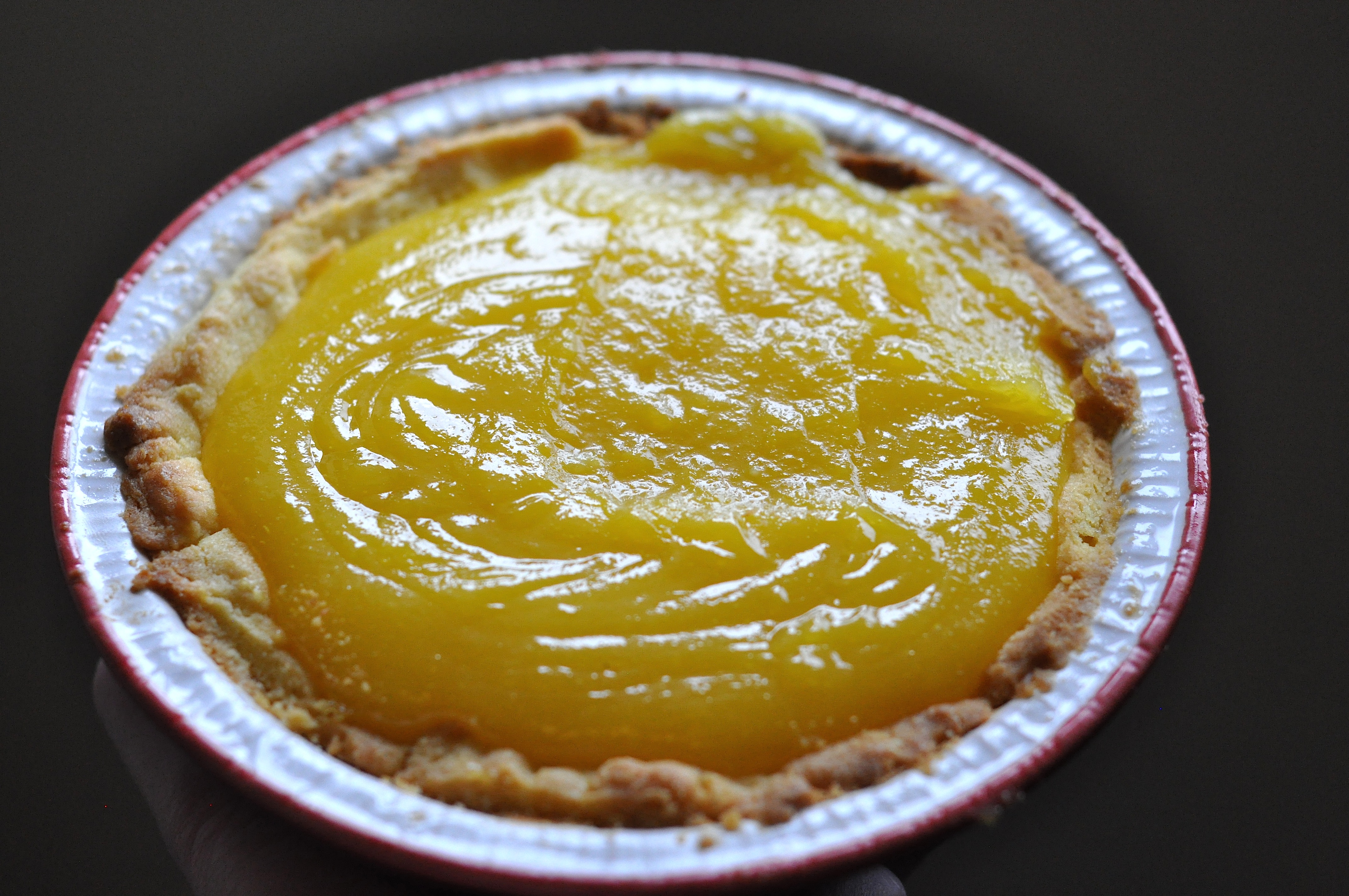 Lemon Curd Sugar Cookie Pie