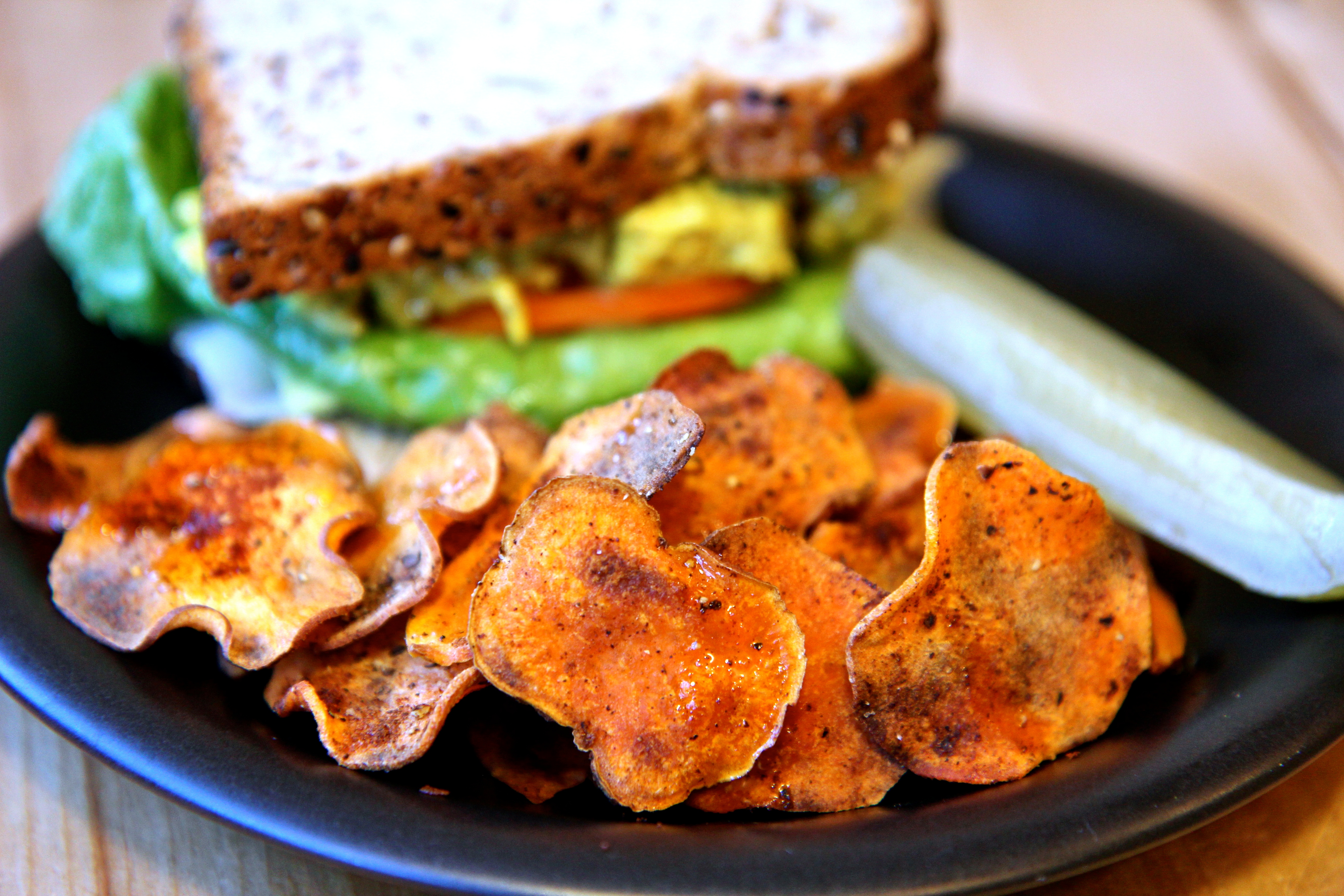 Baked Sweet Potato Chips